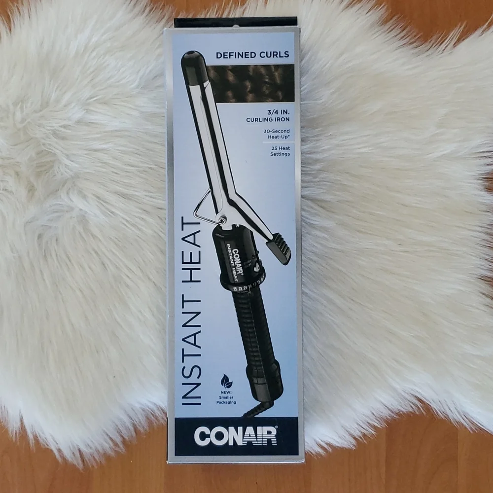 New Conair instant heat 3/4 inch curling iron